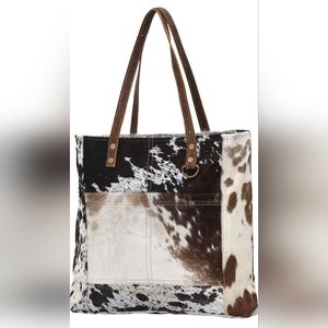 Myra Bag Cowhide Shoulder Bag Brown